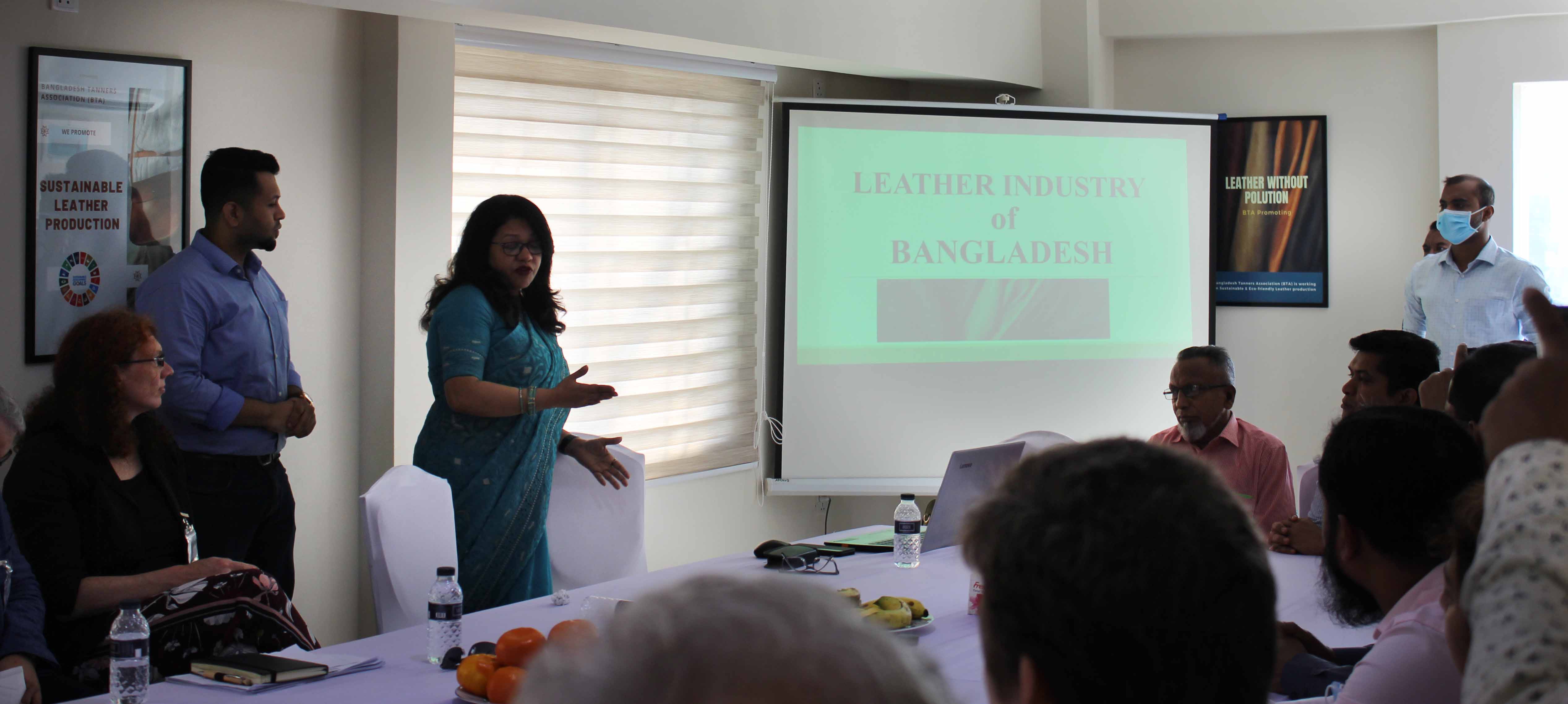 German Delegation team visited Tannery Industrial Estate Dhaka photo
