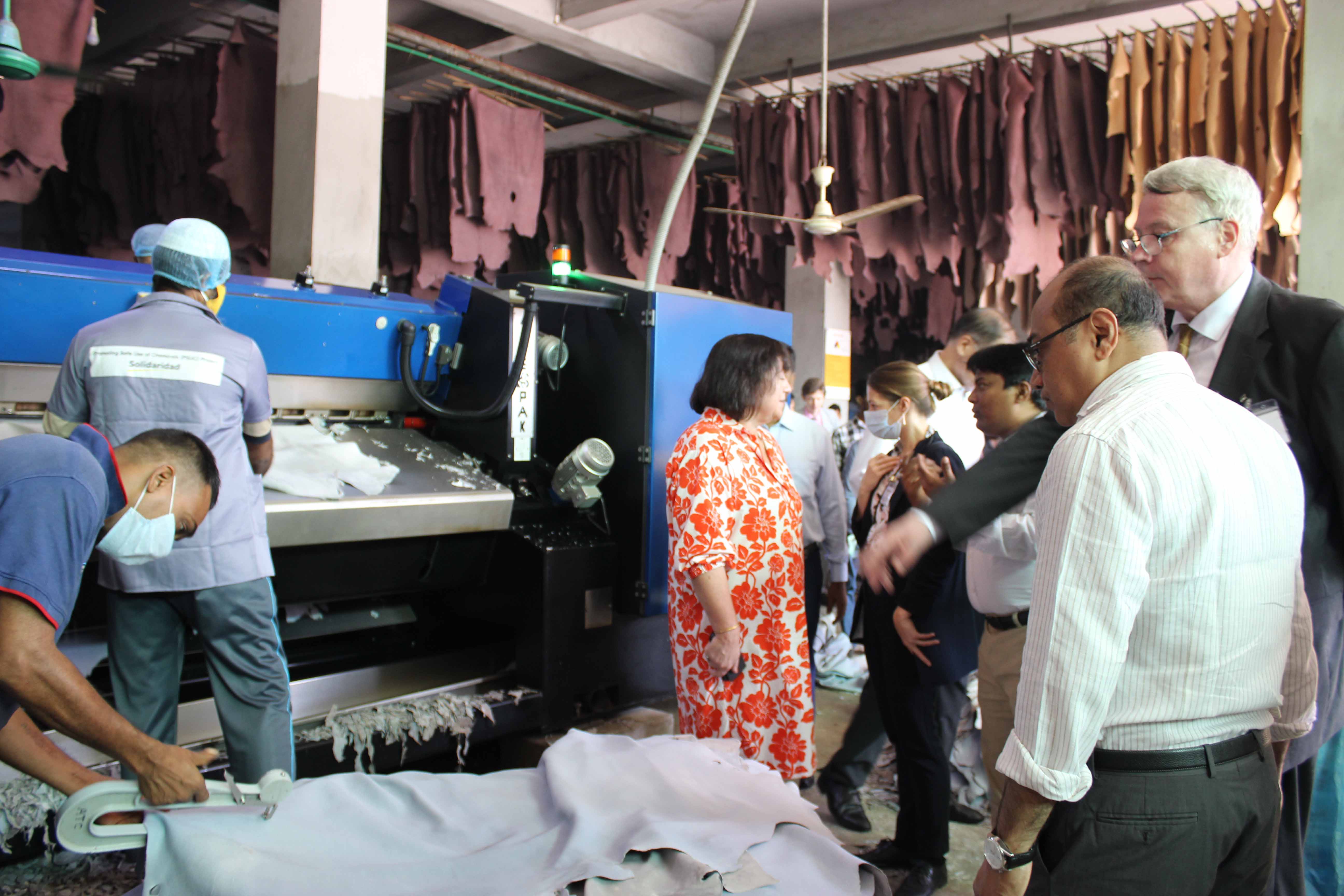 German Delegation team visited Tannery Industrial Estate Dhaka photo