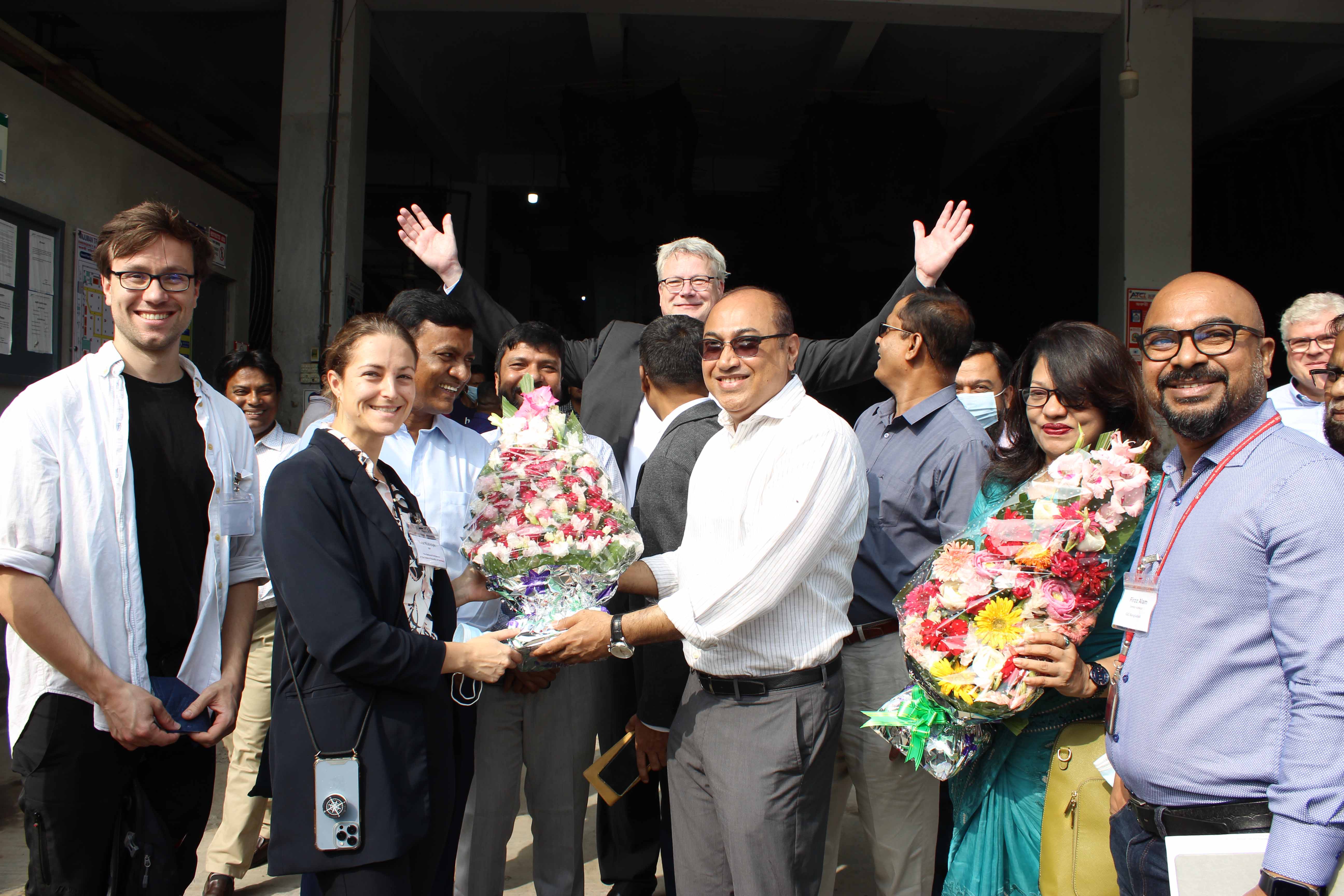 German Delegation team visited Tannery Industrial Estate Dhaka photo